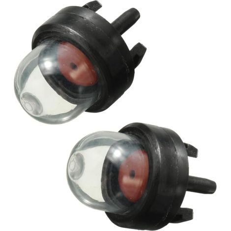 Mini Carburateur Bulle D'Huile Essence Snap Primer Kit De Pompe à Ampoule De Carburant Pour Taille-Haie Tondeuse à Gazon TronçOnneuse Accessoires 2 PièCes (1/5)
