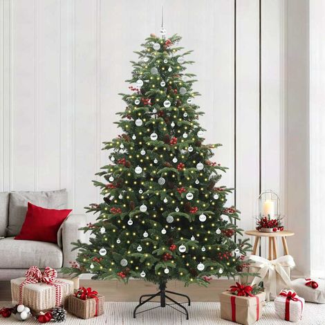 vidaXL Árbol de Navidad artificial Verde 240 cm PVC, Metal y Plástico (1/5)
