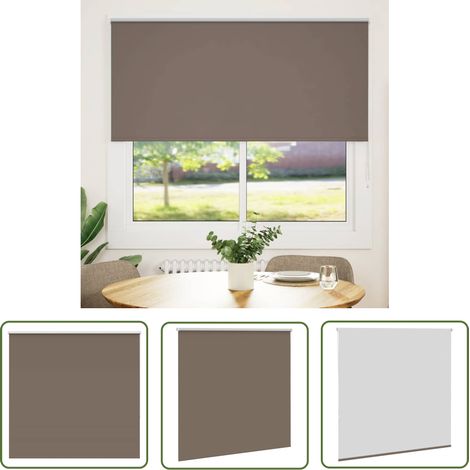 vidaXL Verdunkelungsrollo Kaffeebraun 160x175 cm Stoffbreite 156,6 cm (1/5)