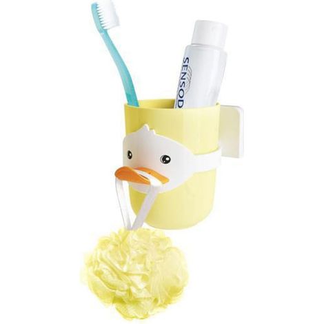 Gobelet porte-brosse à dents pour enfants, support de brosses à dents motif animaux cartoon (1/5)