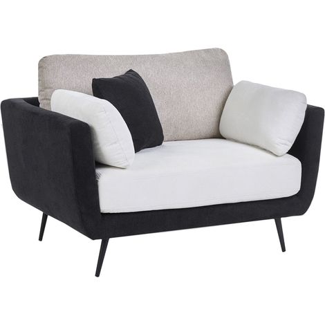 Sessel BOLGA Stoff Schwarz