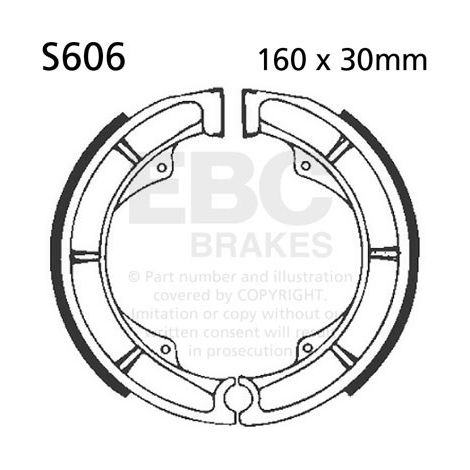 EBC S606 Bremsbacken (1 Satz)