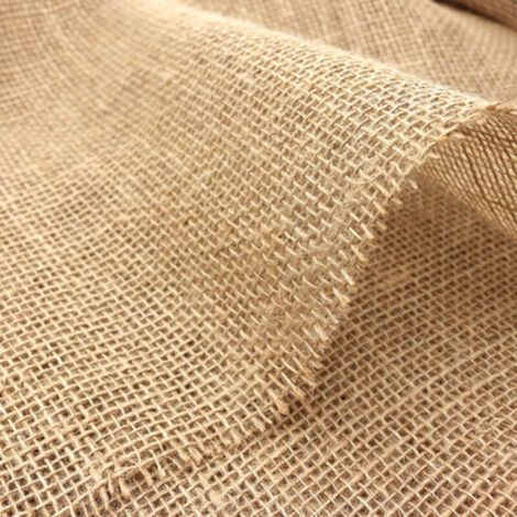 Toile De Jute, Chemin De Table Toile De Jute Pour L'artisanat, Décoration De Mariage, Noël Décoration, Emballage Cadeau,1.58m De Largeur (Size:1.58mx1m) Marron Naturel (1/5)