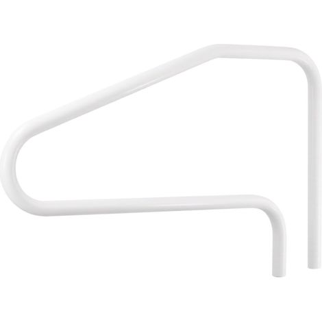 Rampe de piscine acier inoxydable, 122 x 81,3 cm, capacité de 100 kg, montage encastré ou à base, piscines et spas