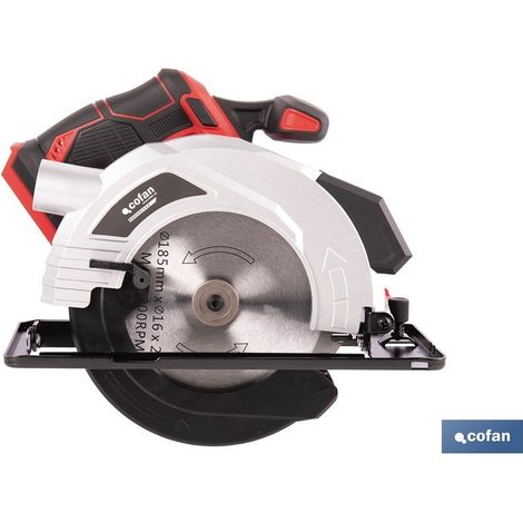 Scie circulaire à batterie Li-ion 20 V Ø185 mm sans chargeur ni batterie (1/4)