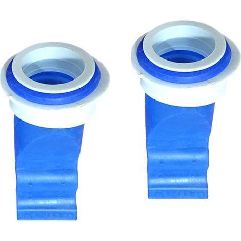 Bonde de sol de douche, lot de 2 unités, en silicone, avec protection contre les odeurs et système anti-refoulement.-AquaForge (1/5)