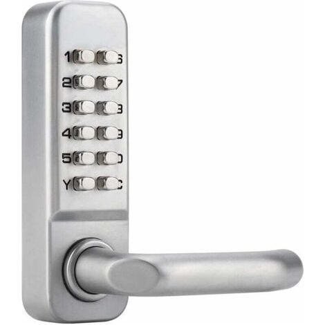 Serrure à code mécanique étanche, combinaison de code à 1 à 11 chiffres Mot de passe de sécurité Serrure codée Serrure de porte à combinaison mécanique sans clé pour porte de bureau en bois