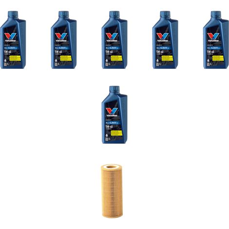 Kit filtro olio e 6L compatibile con Volvo XC70 2.4 T 154Kw dal 2002 al 2007 (1/2)