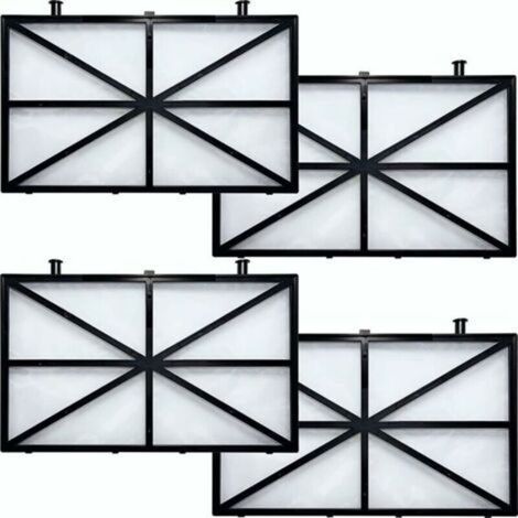 Fiitzn 9991433-R4 Lot de 4 cartouches filtrantes à ressort compatibles avec Dolphin M500, M200, M400, Wave 90, ve 65, Oasis Z5, Sigma, C3, C4, Nautilus CC Plus Robotic Pool Cleaners (1/4)
