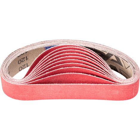 PFERD TOOLS Keramikkorn Schleifband BA 35x450mm CO-COOL120 für Edelstahl-Schliff mit Rohrbandschleifer 20 Stk (1/5)
