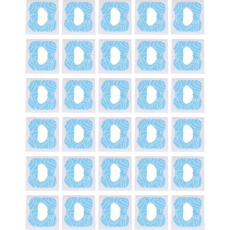 30 bandes de bouche anti-ronflement ultra fines pour améliorer la respiration nocturne et la qualité du sommeil - Bleu (1/5)