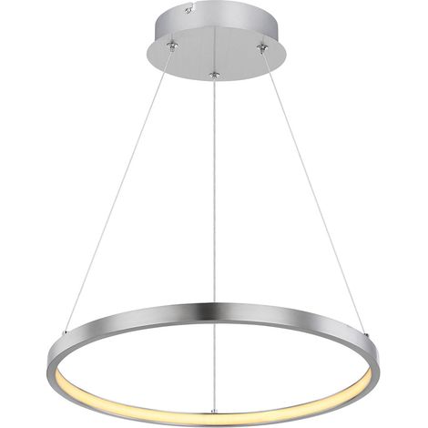 Globo - lampada a sospensione - Ralph - nichel - metallo - Ø 39cm
