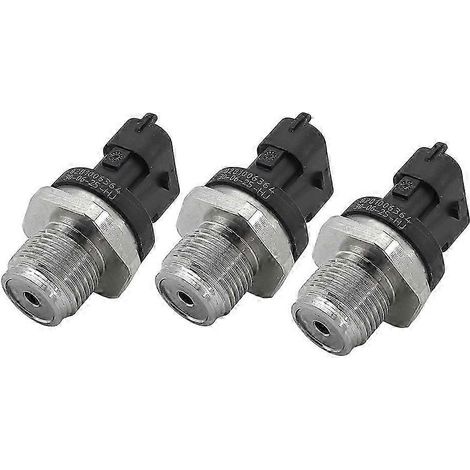 Trois capteurs de pression de rampe d'injection 0281006158, capteurs haute pression à rampe commune, compatibles avec Iveco 1800 et 0281002903 QAQ (1/5)