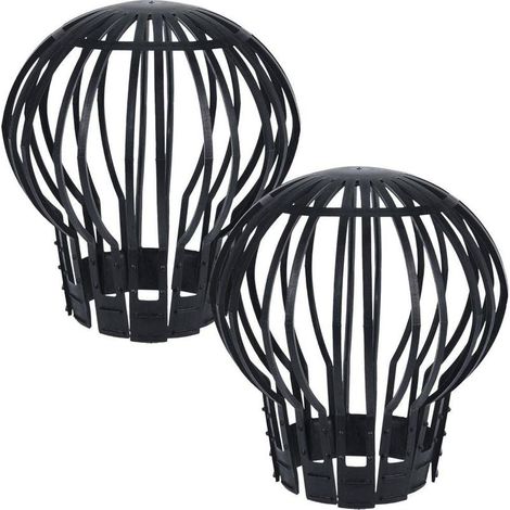 Lot de deux filtres pour gouttière anti obstruction pour tuyau de descente accessoire pour évacuation des eaux (1/5)