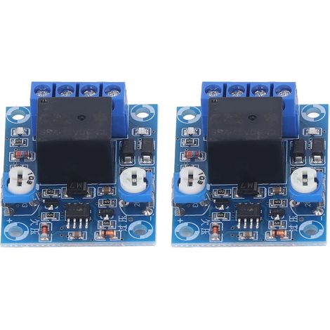 Panneau de commande de sous-tension de batterie 12V, 2 pièces, Protection contre la mise hors tension, Module de commutation, réglage des boutons (1/5)