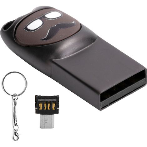Clé USB 64GB Design Moustache Cartoon pour Stockage de Données Ordinateur (1/5)