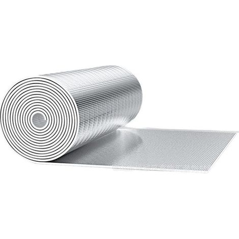 Film isolant en vinyle à bulles de 3,5 mm d'épaisseur – barrière thermique, convient aux portes, fenêtres et aquariums, 60 cm x 1 m