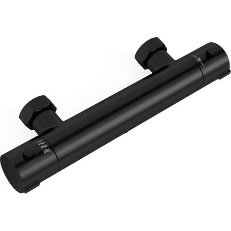 LOMAZOO Mitigeur de douche thermostatique noir mat - Entraxe 15 (1/5)