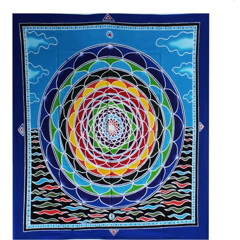 Mandala en las nubes 106cm x 93cm