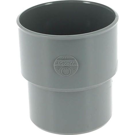Manchette de réparation mâle Ø100 – Raccord d'évacuation PVC – Longueur totale 117mm – Compatible avec tubes 100mm