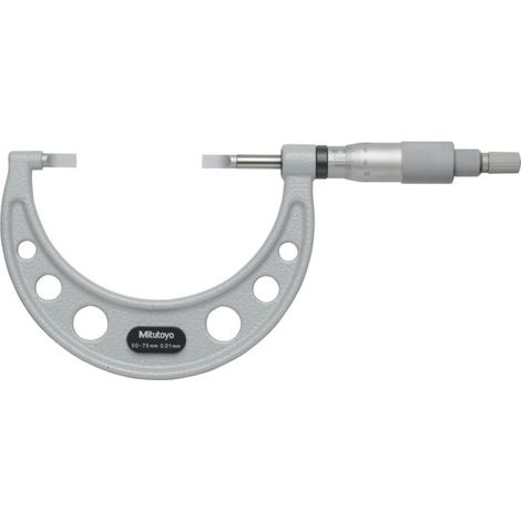 MITUTOYO Micromètres pour rainures, Plage de mesure: 50-75 mm