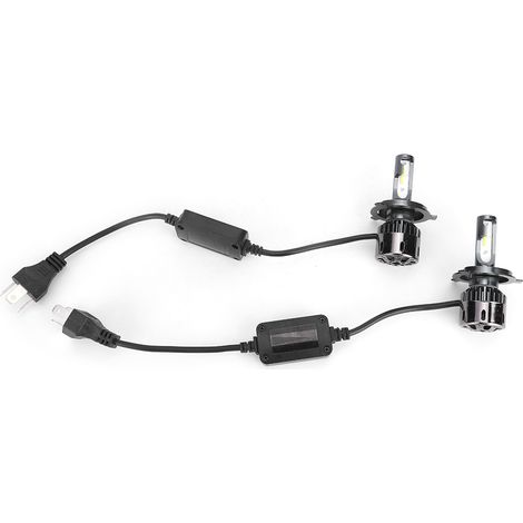 2 Pièces Phare H4 6000K 35W Lampe Anti-Brouillard Avant 4000lm DC1224V IP67 (1/5)
