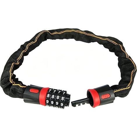 Antivol Velo Code Chiffres, Cadenas Velo Antivol Securite, Chaine Antivol Velo Electrique, Antivol Trottinette, Cadenas Code pour Velo, Moto, Scooter, Chaine Velo (1/5)