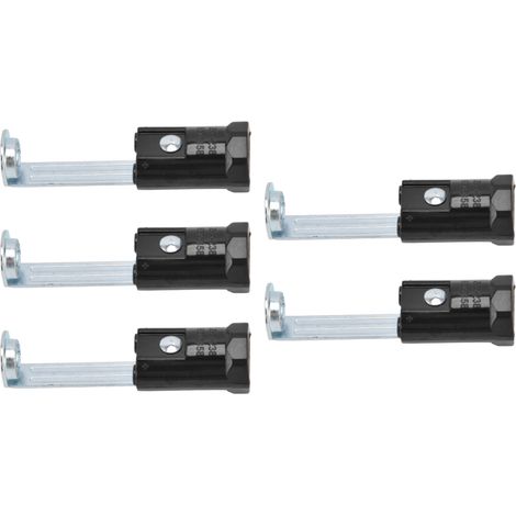 10 douilles E12 pour suspension, avec culot à vis E12 et tension de 125 V, pour usage domestique et professionnel. (1/5)