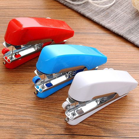 Mini-Nähmaschine, tragbar, Farbe zufällig, Handnähmaschine (1/4)