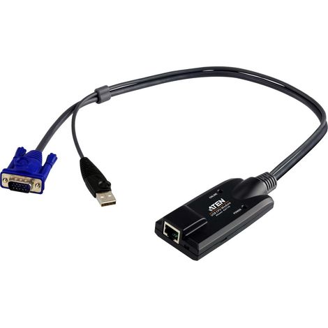 ATEN KA7170 - VGA - Noir - RJ-45 - Male connector / Female connector - Plastique - 100 g (KA7170-AX)