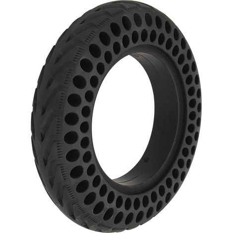 Pneus pour trottinette électrique MLD10x2 avec structure alvéolaire, increvables, résistants aux intempéries et à la crevaison. (1/5)