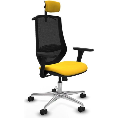Piqueras y Crespo D086N2H Ergonomischer Bürostuhl Gelb (1/3)