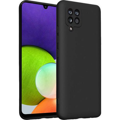Étui pour Samsung Galaxy A22 / M22 4G / LTE, Silicone Lite, noir (1/5)