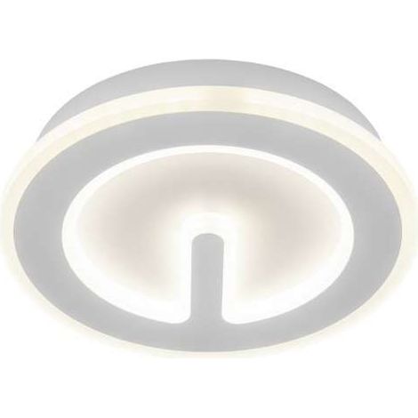 Plafón led modelo Sorrento acabado blanco, 4cm(alto) 20cm(ancho) 20cm(fondo) . (1/2)
