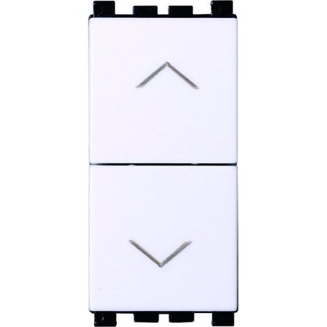 Doppio Pulsante assiale con frecce 16A bianco compatibile anche con Vimar Arké (1/4)