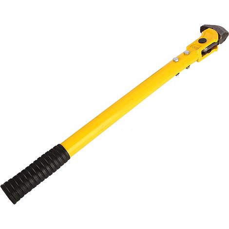 Clé à tuyaux multifonctionnelle 61cm/24in, outil de plomberie robuste avec manche en acier pour l'entretien des canalisations