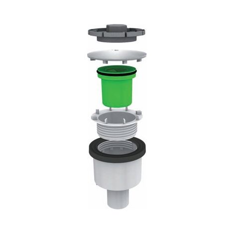 PILETTA DOCCIONE FORO 90MM CON COPERCHIO INOX- BONOM- pezzi 1 (1/2)