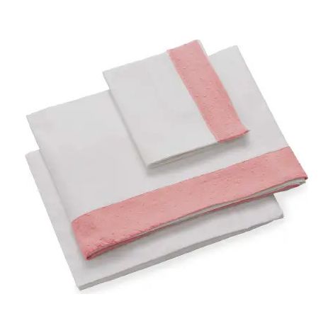 Juego de Sábanas para Cuna de 3 Piezas Plumetì Rosa Italbaby