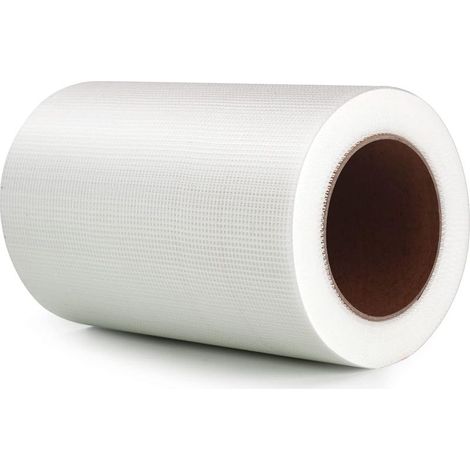 Ruban de réparation en tissu 20cm x 30m Qualité industrielle Extra Durable 200g Tissu en fibre lourde auto-adhésif pour la réparation de patchs à coudre Couleur blanche (1/5)