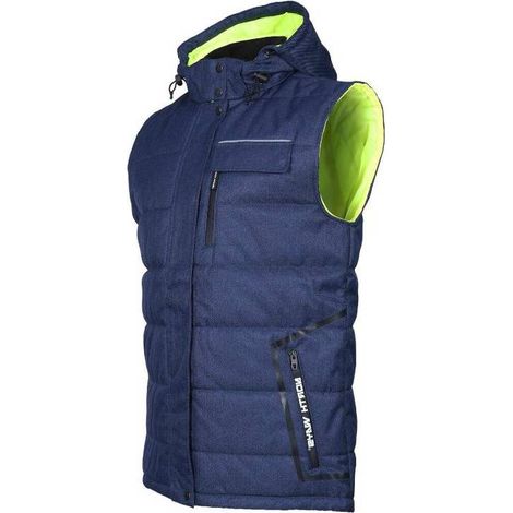 Parka Sans Manches de Travail Maximy - Taille XL - Marine - Résistant et Confortable - D-Work