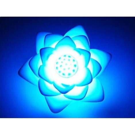 Mini lampe LED 7 couleurs lotus lumineux lumiere deco LED. (1/4)