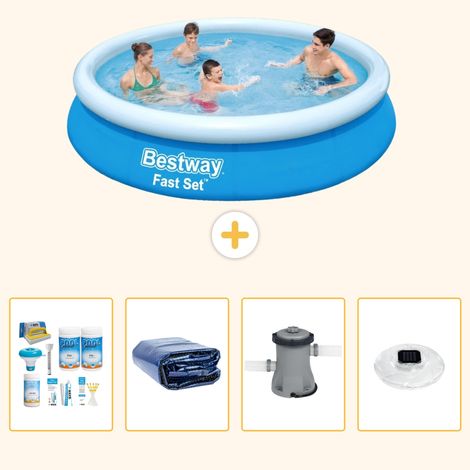 Bestway Bestway Fast Set Ronde - 366x76 cm - 5-pièces  S160 (1/5)