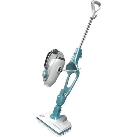 Black & Decker FSMH1321J Limpiador a Vapor Tipo Mopa Blanco Azul