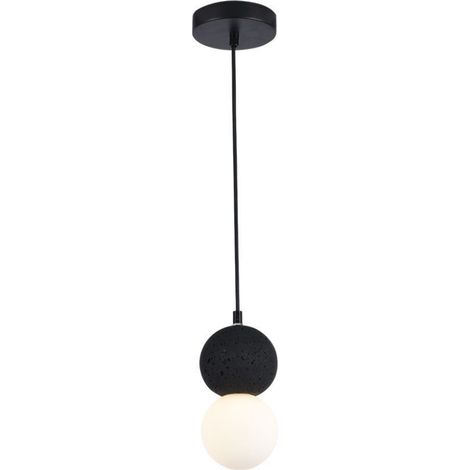 Lámpara de araña LED esférica V-TAC con casquillo G91 (máx. 40 W), color blanco y negro, IP20