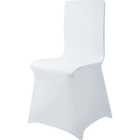 Housse de Chaise Mariage, Lot de 10 Couvre Chaise de Mariage - Plafond Universel Extensible Salle à Manger Salle de réunion Fête. (1/5)