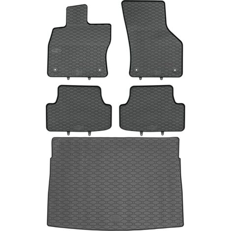 RIGUM 437102 Maletero + Alfombrillas GEYER 810/4C - VW Golf VIII GTE Hatchback 12.2019 (maletero superior) reposapiés AV2 delantero - INSTALADO (1/5)