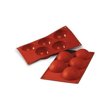 SILIKOMART STAMPO NUOVO DOLCI TORTE IN SILICONE 5 SEMISFERE CUPOLA SF 001
