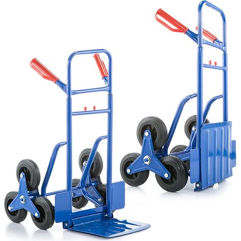 Klappbare Sackkarre mit Treppensteiger - Tragkraft bis 250 kg (1/5)