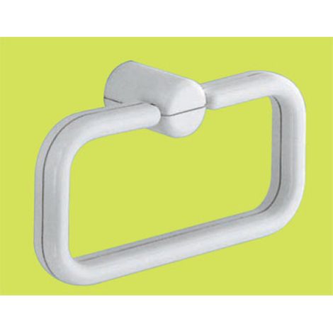 porte-serviettes blanc anneau chromA  porte-serviettes pour serviettes