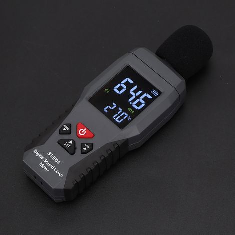 SMART SENSOR Schallpegelmesser, Datenlogger, Geräuschmessung 30-130 dB, digitales Schallvolumenmessgerät (1/5)